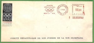 ZA1903 - MEXICO - POSTAL HISTORY - 1968 OLYMPIC Committee OFFICIAL STATIONERY