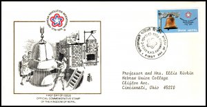 Nepal 327 US Bicentennial Typed FDC