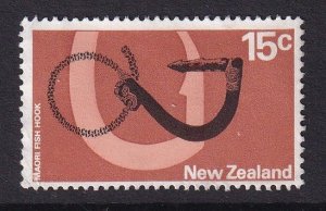 New Zealand  #450  used 1970  Maori fishhook  15c
