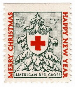 (I.B) US Cinderella : American Red Cross Christmas Seal (1917)