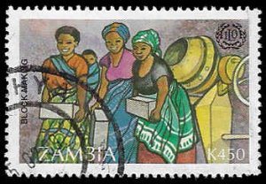 Zambia #644 Used; 450k Zambia Women (1995)