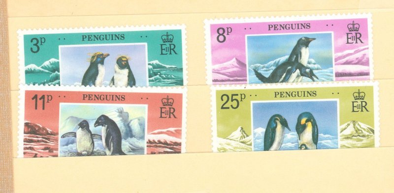 British Antarctic Territory #72-75  Single (Complete Set)