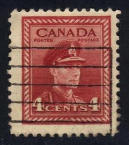 Canada #254 King George VI; Used at Wholesale