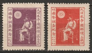 Japan 1920 Sc 159-60 set MH*