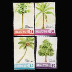 TONGA-NIUAFOU 2004 - Scott# 255-8 Trees Set of 4 NH