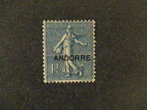 Andorra #16 mint hinged  a22.8 5574 