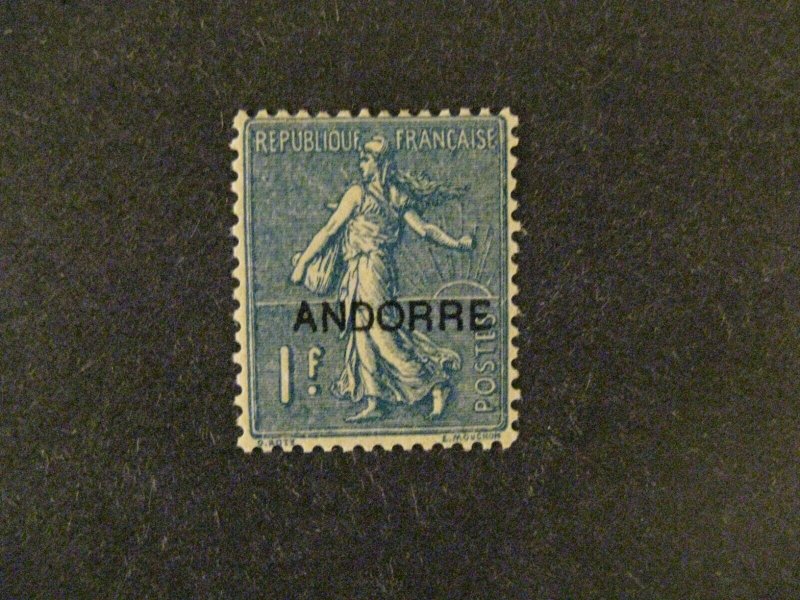 Andorra #16 mint hinged  a22.8 5574 