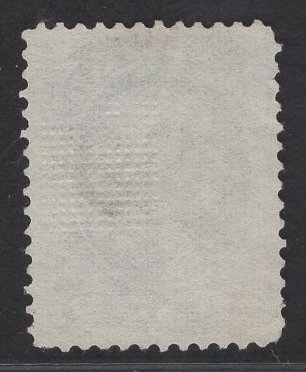 US Stamp #134 1c Ultramarine Franklin H Grill USED SCV $200