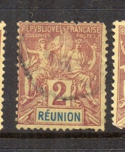 Reunion 1892 Early Issue Fine Used 2c. NW-230784
