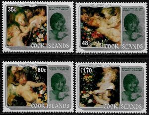 Cook Is #687-90 MNH Set - Christmas - Princess Diana Holding Prince William
