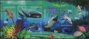 Australia 1998 SG1828 Planet Ocean MS MNH
