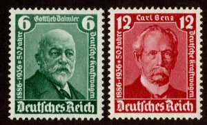 Germany Scott 470-471 Unused lightly hinged.