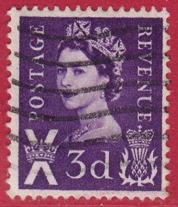 GB Scotland - 1958 - Scott #1 - used - Elizabeth II