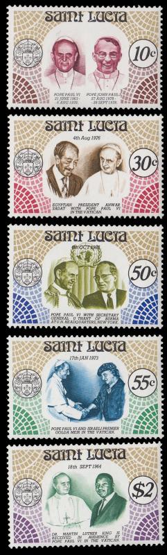 St. Lucia 460 - 464 MNH