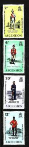 Ascension-Sc#173-6-unused NH set-id2-Military Uniforms-Royal Marines-1973-