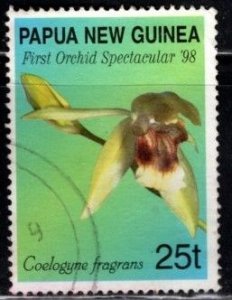 Papua New Guinea - #944 First Orchid  -  Used