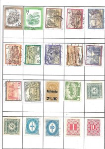 AUSTRIA Mixture Lot My Page #447 of 20 stamps. Collection / Lot