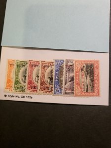 Stamps Tonga Scott #63-9 hinged