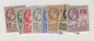 Barbados Scott #116-123 Stamp - Mint Set - XYZ