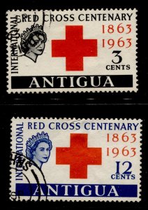 Antigua #134-135 Red Cross Set Used