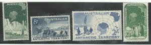 Australian Antarctic Territory 2-5   MNHVF   1957-59   PD
