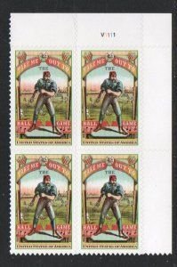 SCOTT  4341  BASEBALL  42¢  PLATE BLOCK  MNH  SHERWOOD STAMP