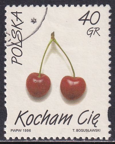 Poland 1996 Sc 3270 Love Stamp CTO