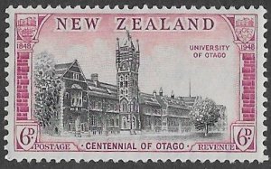 New Zealand # 272 University of Otago - 6d.  (1)  Unused VLH