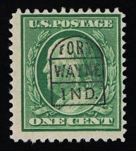 GENUINE SCOTT #331 USED FINE PERF-11 FORT WAYNE INDIANA TOMBSTONE CANCELLATION