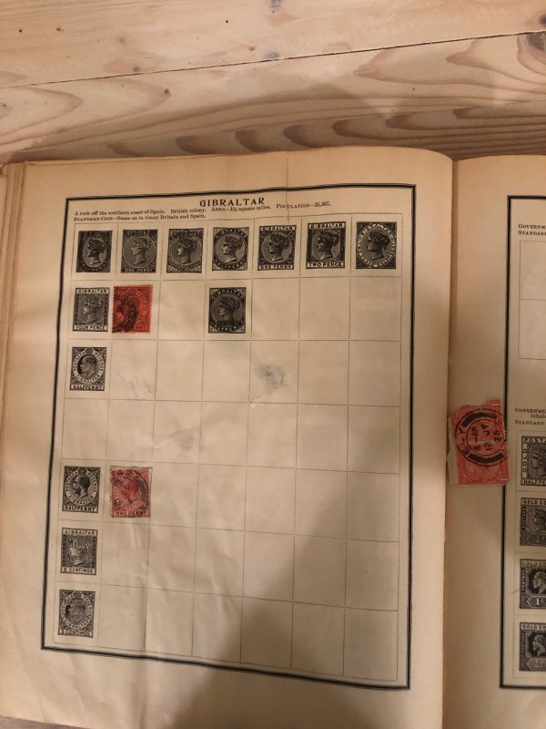Modern Stamp Album Circa 1921