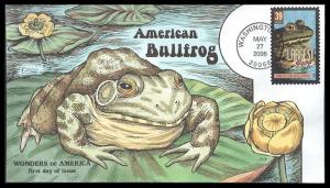#4055 American Bullfrog Collins FDC