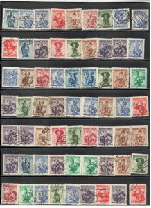 AUSTRIA COLLECTION ON STOCK SHEET , MINT/USED
