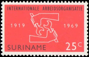 Suriname #366-367, Complete Set(2), 1969, Never Hinged