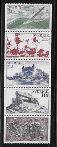 SWEDEN SC# 1248-52  VF/MNH 1978