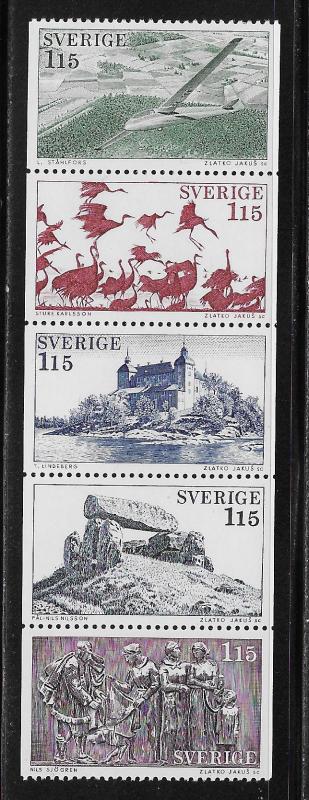SWEDEN SC# 1248-52  VF/MNH 1978