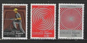 Algeria MNH sc# 408-10 Industry