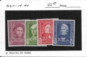 Germany Semi Postal: Sc #B310-313, MNH (59691)