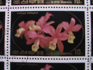 ​KOREA-1984-SC#2389  CATTLEYA LODDIGESII FLOWERS CTO FULL SHEET VERY FINE