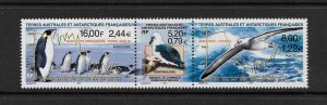 PENGUINS & ALBATROSS -  FRENCH SOUTHERN  ANTARCTIC TERRITORIES #277a     MNH