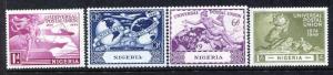 Nigeria 75-78, MNH, UPU-75 1949 Plane Ship Hemisphere Globe. 