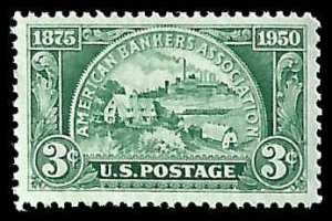 PCBstamps   US # 987 3c American Bankers, MNH, (8)