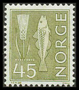 Norway 464 Mint VF H