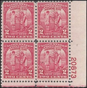 717 Mint,OG,NH... Plate Block of 4... SCV $7.00