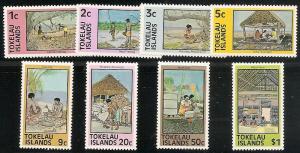 Tokelau  49-56 MNH 1976 Pictorials