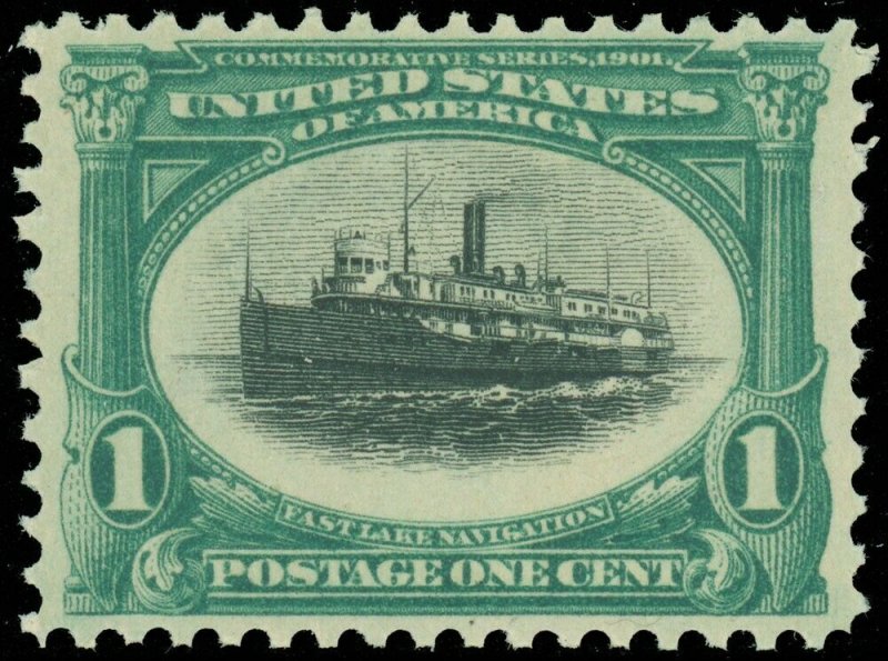 US SCOTT #294 Pan-American Issue, Mint-VF-NH, Very Pretty, SCV $40.00