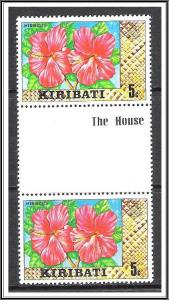 Kiribati #329a Cultural & Scenic Views Gutter Pair MNH