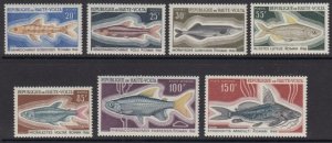 Upper Volta 196-200, C66-7 Fish mnh