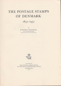 DANMARK Philatelic Boook  The Postage Stamps of Denmak 1851-1951, J S. Andersen