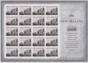 U.S.: Sc #4952, Battle of New Orleans, Forever, MNH, Sheet of 20 (S30999)