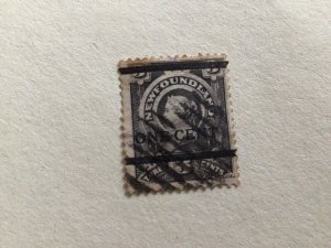 Newfoundland 1897 overprint stamp A13212